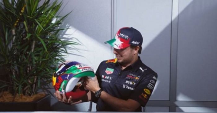 Presume ‘Checo’ Pérez edición especial de su casco