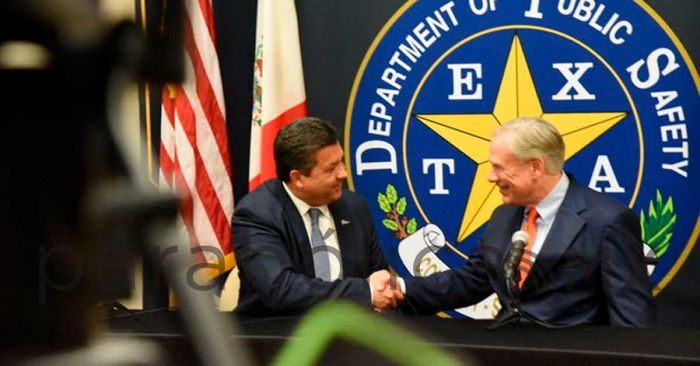 Firman Tamaulipas y Texas acuerdo para mejorar la seguridad en la frontera entre ambos estados