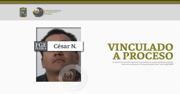 Vinculan a proceso a César N. por violencia en contra de su familia