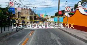 Inician cierres viales por la Feria de San Andrés Cholula