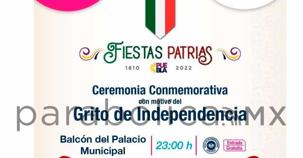 Ofrece Puebla diversas actividades culturales para festejar las fiestas patrias