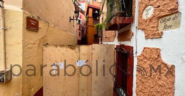 Clausuran Callejón del Beso en Guanajuato