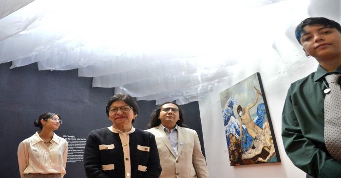 Inauguran en la BUAP exposición “El oleaje, las formas del arte”