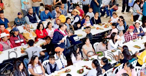 Por Amor a Puebla, justicia social para los pueblos originarios refrenda el senador Armenta