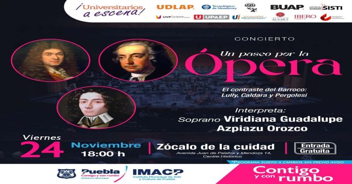 Anuncian eventos para este fin de semana en Puebla capital