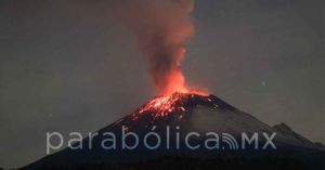 Detectan 4 episodios de actividad del Popocatépetl durante la madrugada y mañana