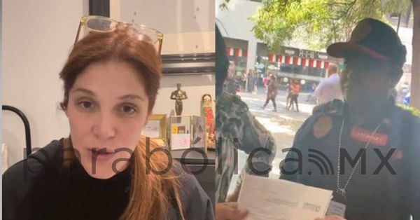 Detienen a la actriz Natalia Alcocer tras salir de un juzgado
