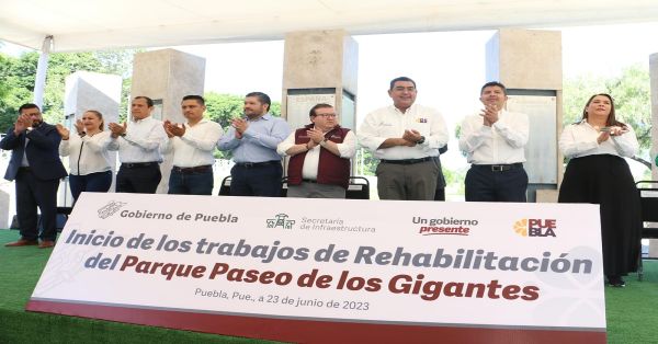 Cumple gobierno de Puebla con rehabilitación de parques