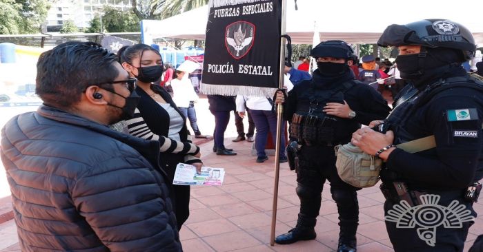 Realizan en Puebla capital segunda jornada de prevención del delito