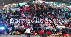 Continuará Puebla con el rescate de los trenes de pasajeros: Sheinbaum y Armenta desde Amozoc