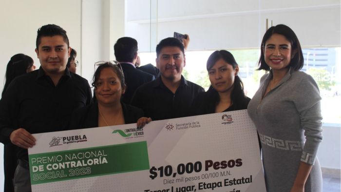 Ganan premio estatal de contraloría social 2023