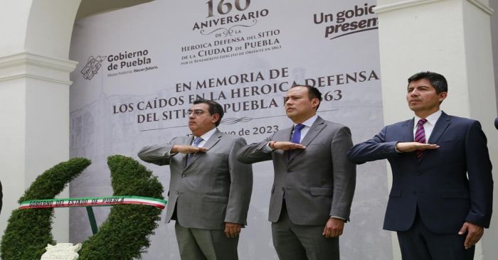 Conmemoran 160 Aniversario de la Heroica Defensa del Sitio de la Ciudad de Puebla