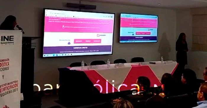 Presenta INE Puebla en la BUAP una herramienta de Estadística Electoral Nacional