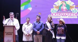 Clausura Sergio Salomón la LXXII Feria de la Primavera 2023 en Xicotepec de Juárez