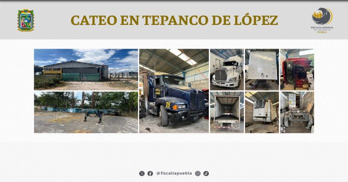 Recuperan autos robados en un predio en Tepanco de López