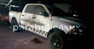 Un accidente y una patrulla dañada, deja bloqueo de la México-Puebla en Tlahuapan