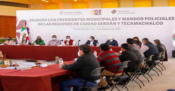 Debemos trabajar de manera conjunta para mantener la seguridad de Puebla: Céspedes Peregrina