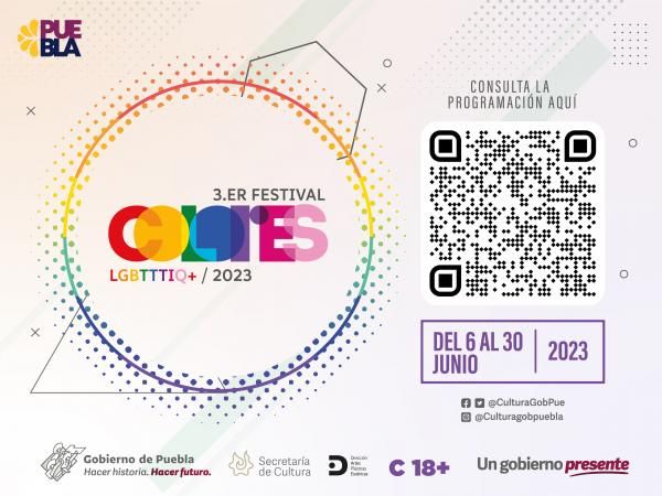 Presenta gobierno estatal “Colores”, festival cultural de diversidad sexual