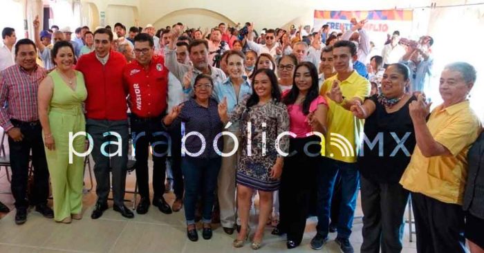 Llaman dirigentes de PAN, PRI y PRD a la unidad en la mixteca poblana