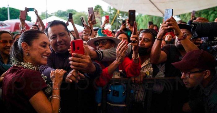 ”Hay mujeres que son historia y van a seguir haciendo historia”, destacó Sheinbaum en Huejotzingo