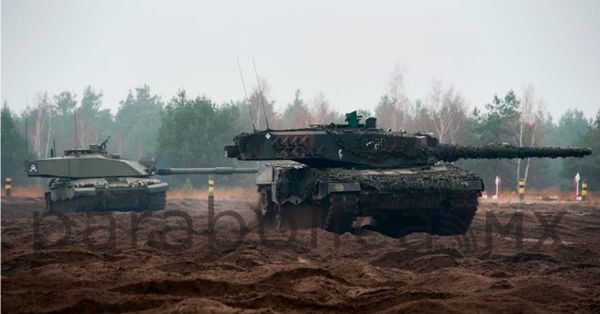Autoriza Alemania el envío de tanques “Leopard 2” a Ucrania