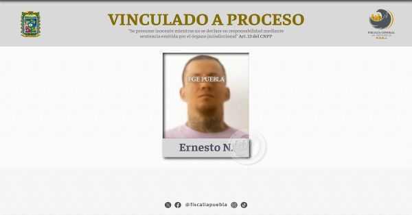 Detienen a Ernesto N. por el delito de robo a casa