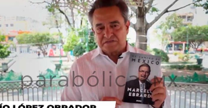 Respalda Pio López a Marcelo Ebrard como candidato a la presidencia por la 4T