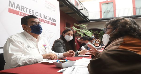 Encabeza Sergio Salomón &quot;Martes Ciudadano&quot; en Casa Aguayo