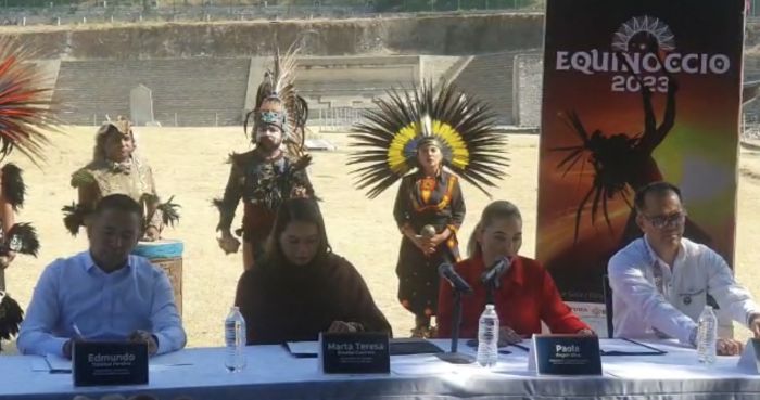 Presentan Turismo y las Cholulas actividades del Equinoccio 2023