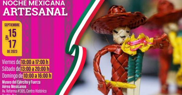 Organizan expo-venta Noche Mexicana Artesanal