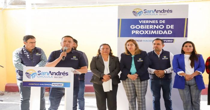 Realizan en San Andrés Cholula &quot;Viernes de gobierno de proximidad&quot; en San Francisco Acatepec