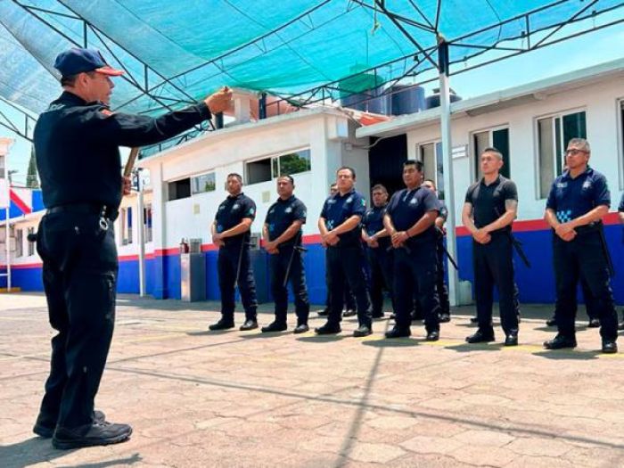 Fortalece Policía Auxiliar conocimientos en seguridad bancaria y traslado de valores