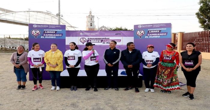 Realizan con éxito la carrera 8M Sanandreseñas Libres cambiando el rumbo