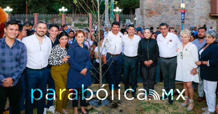 Inauguran Sergio Salomón y Eduardo Rivera Pérez la rehabilitación de la avenida Tecnológico