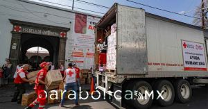 Envía Cruz Roja de Puebla casi 50 toneladas de ayuda humanitaria a Guerrero