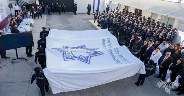 Conmemora Policía Auxiliar XX aniversario como organismo descentralizado