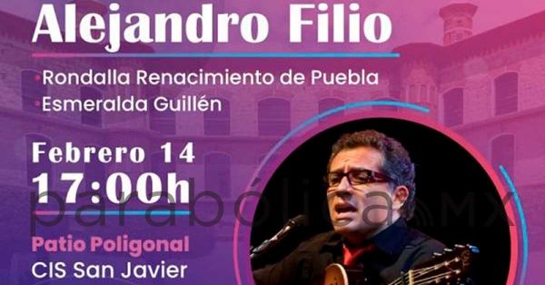 Ofrecerá Cultura concierto “Puebla con amor” el 14 de febrero