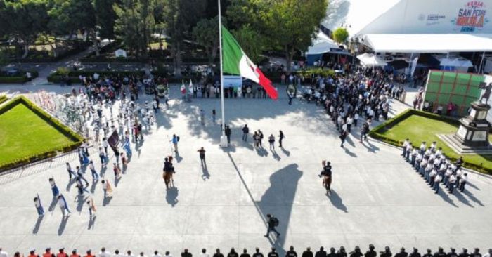 Realizan en San Pedro Cholula ceremonia por la gesta heroica