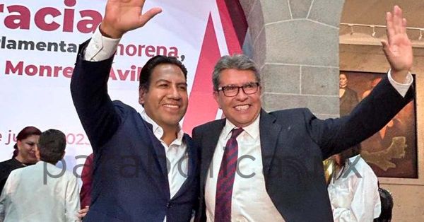 Sustituirá Eduardo Ramírez a Ricardo Monreal como presidente de la Jucopo y coordinador de Morena en el Senado