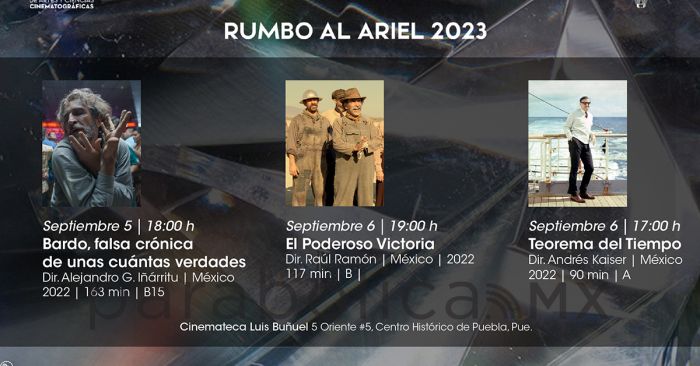 Proyectarán filmes nominado al Ariel 2023