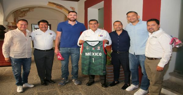 Visita Selección Mexicana de Basquetbol Casa Aguayo