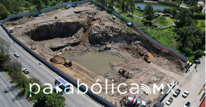 Avanzan obras de la nueva sede del Congreso de Puebla