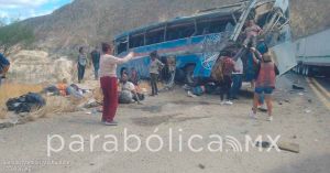 Se atiende  en Tehuacán a migrantes heridos por volcadura: Segob