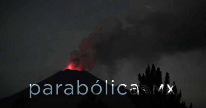 Descarta Sergio Salomón cambio en el semáforo del volcán Popocatépetl