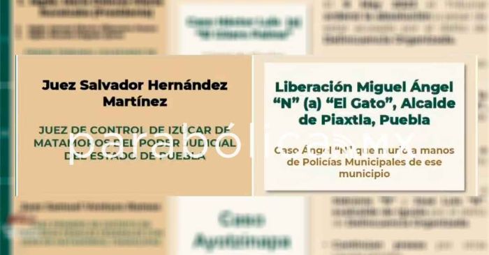 Exhibe AMLO en la mañanera a juez poblano por liberar al edil de Piaxtla