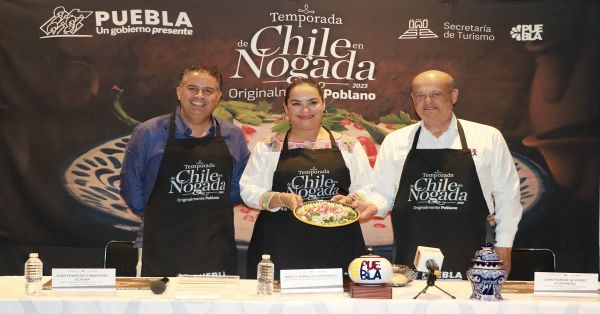 Presentan temporada de Chile en Nogada en Veracruz