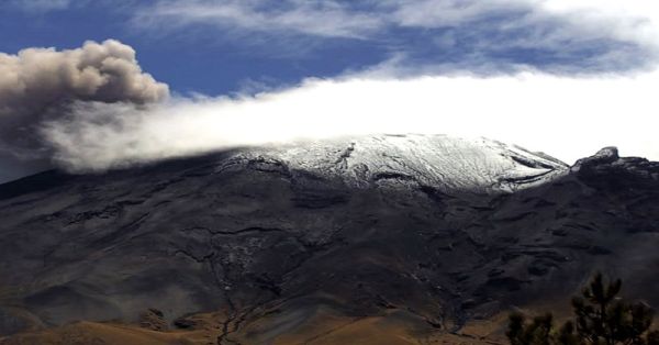 Baja actividad el Popocatépetl, registra menos de 90 exhalaciones