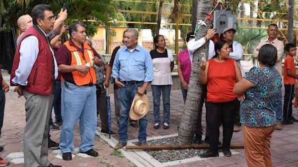 Supervisa Sergio Salomón Chiautla de Tapia tras sismo