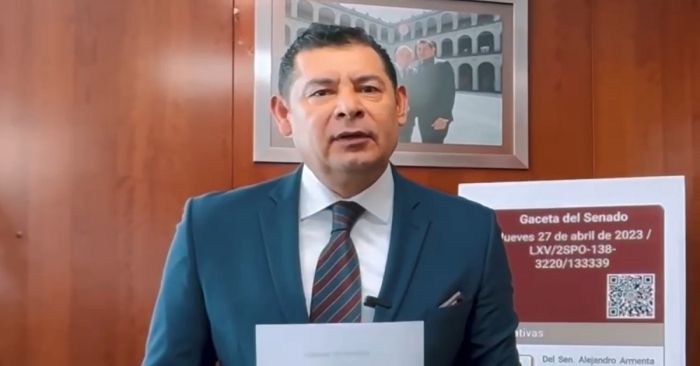 Apoya Alejandro Armenta propuesta  de AMLO para democratizar al Poder Judicial