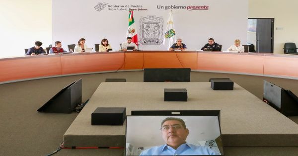 Apoya gobierno de AMLO a Puebla ante actividad del Popocatépetl: Sergio Salomón